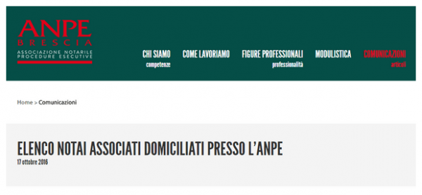 Anpe Brescia Notaio Santarpia