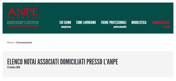 Anpe Brescia Notaio Santarpia