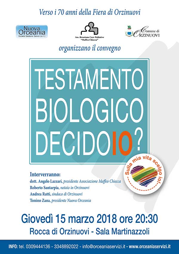 Convegno testamento biologico Orzinuovi